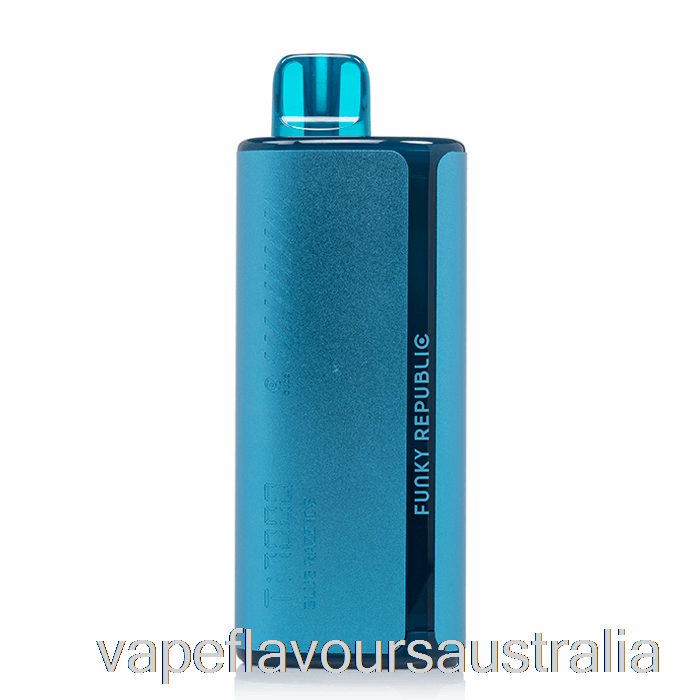 Vape Flavours Australia Funky Lands Ti7000 Disposable Blue Razz Ice